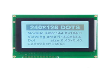 T6963c 관제사 22 핀에 의하여 지도되는 점 행렬 전시, 5.1 인치 240 x 128 Spi LCD 디스플레이 단위 