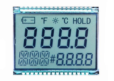 관례 4 손가락 7 세그먼트 미터 핀 커넥터를 위한 숫자적인 전시 TN 사려깊은 LCD 디스플레이